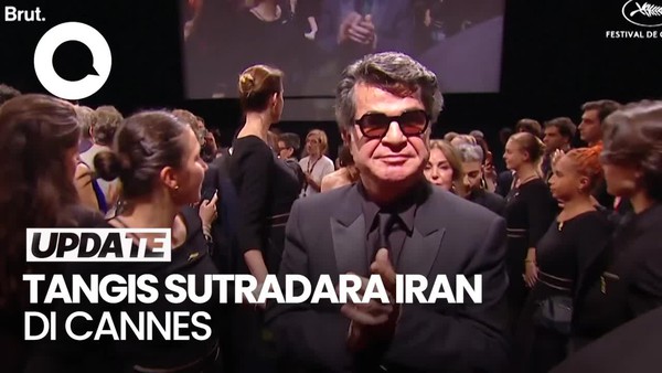 Video Pilu di Balik Tangis Sutradara Iran Usai Raih Standing Ovation Cannes