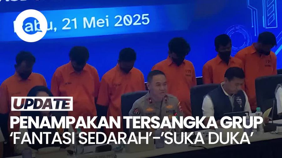 Video: Tampang Tersangka Kasus Grup FB Fantasi Sedarah-Suka Duka