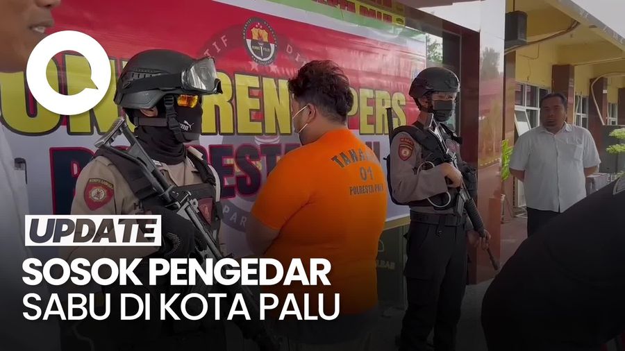 Video: Polisi Tangkap Pengedar Narkoba di Palu, 2,4 Kg Sabu Diamankan