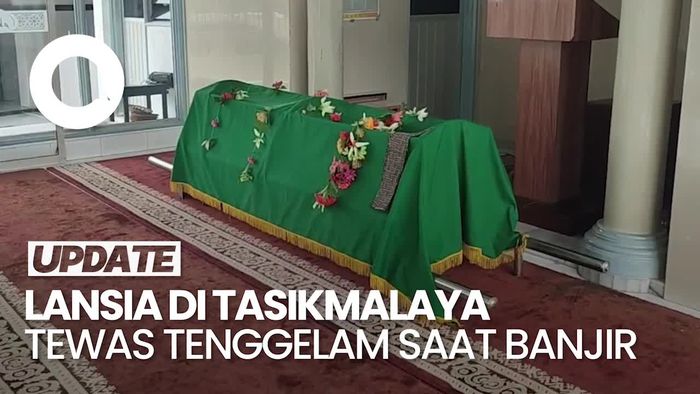 Video: Lansia di Tasikmalaya Tewas Tenggelam saat Mencari Ikan di Tengah Banjir