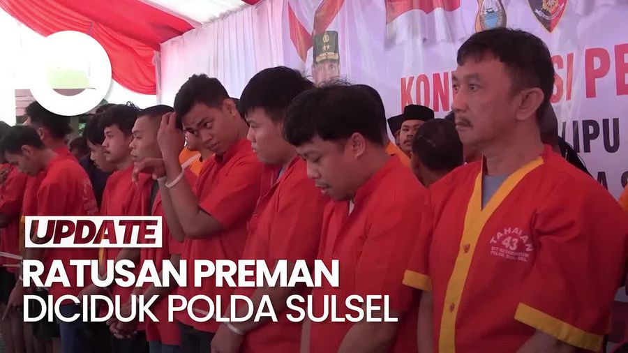 Video: Gelar Operasi Pekat Lipu 2025, Polda Sulsel Ciduk 844 Preman