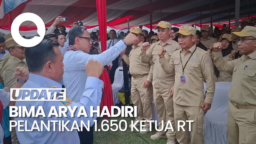Video Bima Arya Hadiri Pelantikan-Retret Ketua RT di Jambi: Sejarah Baru!