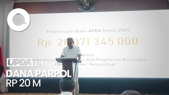 Video Gerindra Terima Bantuan Dana Parpol Rp 20 M dari Kemendagri