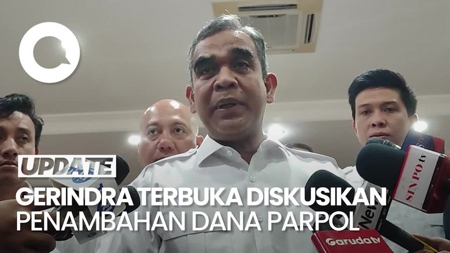 Video Gerindra Sambut Baik Ide Penambahan Dana Bantuan Parpol