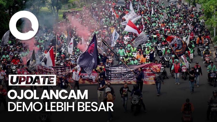 Video: Driver Ojol Ancam Gelar Aksi Lebih Besar Jika Regulasi Tak Berubah