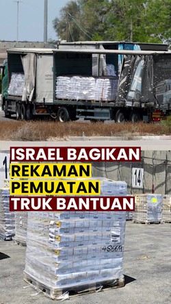 Video: Israel Rilis Rekaman Truk Bantuan ke Gaza Mulai Masuk Perbatasan