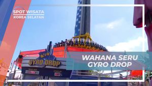 Mencoba Wahana Seru Gyro Drop di Lotte World, Korea Selatan