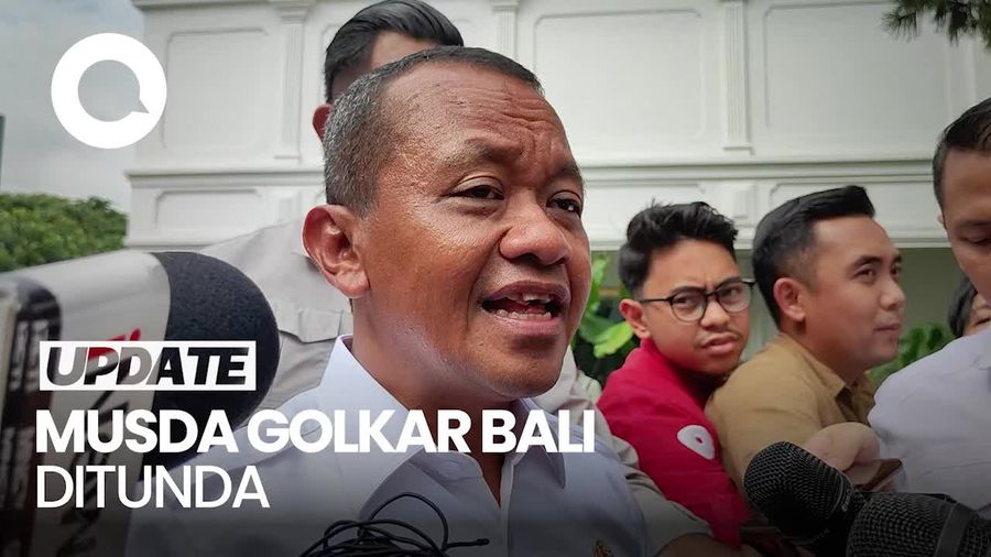 Video Musda Golkar Bali Ditunda, Bahlil: Saya Lagi Ratas