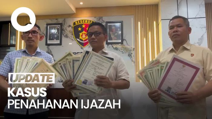 Video: Bos Sentoso Seal Jan Hwa Diana Jadi Tersangka Penahanan Ijazah