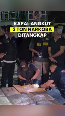 Video: Kapal MT Sea Dragon Ditangkap di Kepri, Diduga Angkut 2 Ton Narkoba