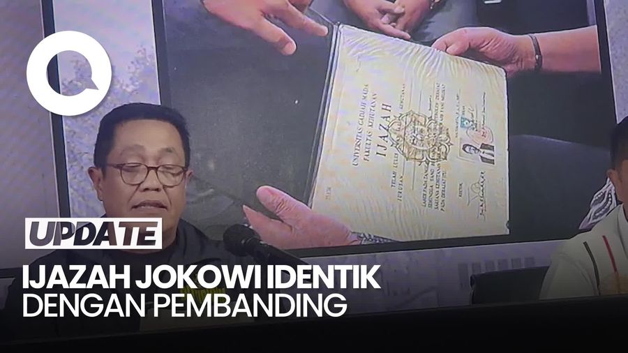 Video Bareskrim Soal Ijazah Jokowi: Secara Laboratoris Identik