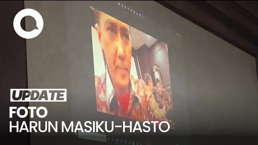 Video: Kala Foto Harun Masiku-Hasto-Djan Faridz Muncul di Persidangan