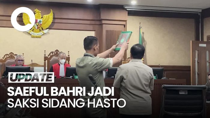 Video: Eks Kader PDIP Saeful Bahri Jadi Saksi Sidang Hasto Hari Ini