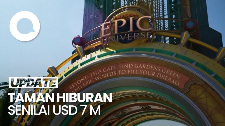 Video Taman Hiburan Epic Universe di Florida Resmi Dibuka 