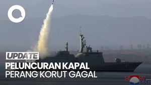 Video: Peluncuran Kapal Perang Korut Berujung Kecelakaan, Kim Jong Un Murka