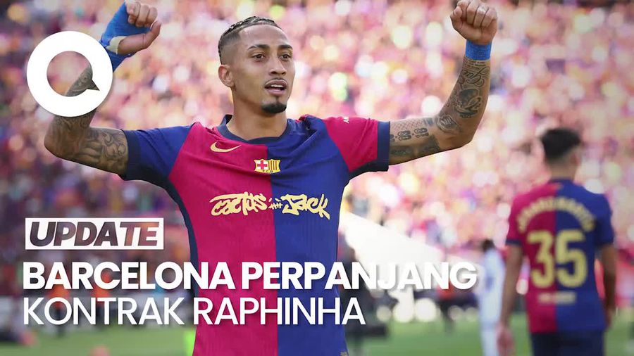 Video: Barcelona Perpanjang Kontrak Raphinha hingga 2028
