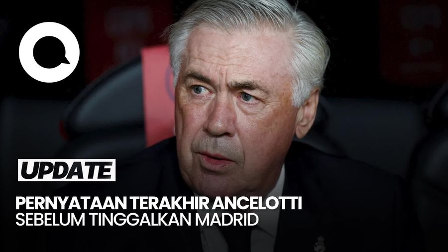 Video: Carlo Ancelotti Pergi dari Real Madrid dengan Bahagia