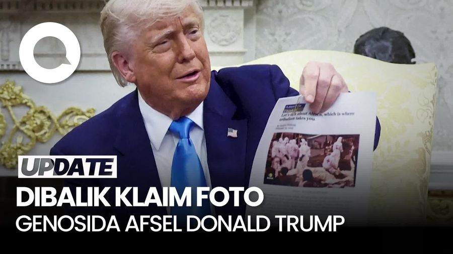 Video: Trump Disebut Salah Klaim soal Foto Genosida Kulit Putih di Afsel