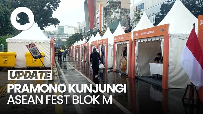 Video: Pramono Cek ASEAN Fest di Blok M Jelang HUT Jakarta ke-498