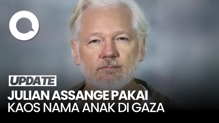 Video: Julian Assange Bawa Misi Dukung Palestina di Festival Cannes 2025