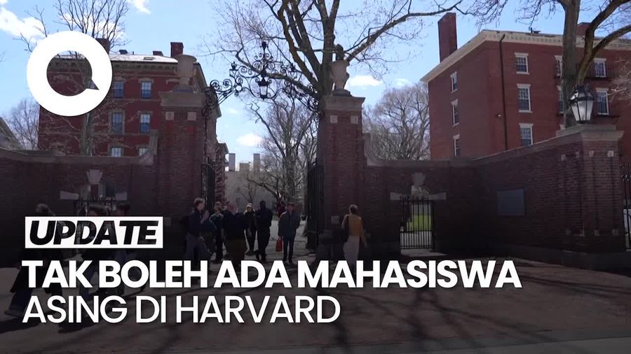 Video Penyebab Pemerintahan Trump Larang Mahasiswa Asing Kuliah di Harvard