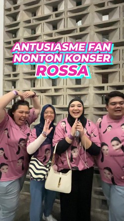 Video Cerita Fan Malaysia Rela Terbang ke Jakarta Demi Nonton Konser Rossa