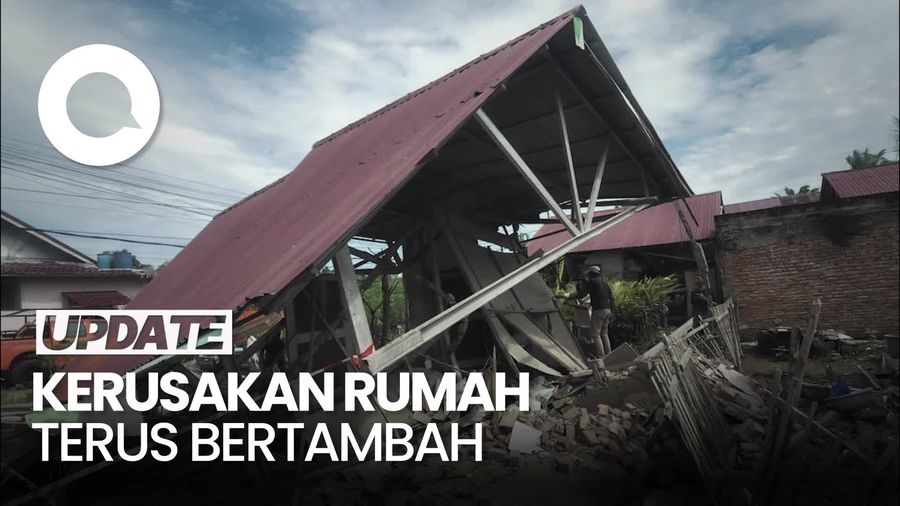 Video: Rumah Rusak Akibat Gempa Bengkulu Bertambah Jadi 140 Unit