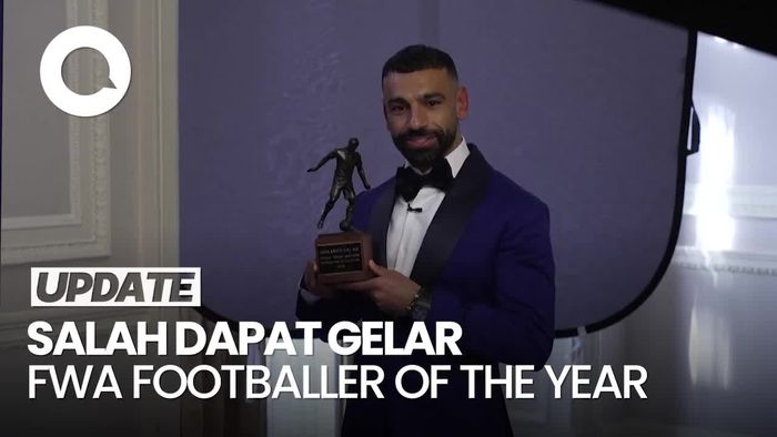 Video: Salah Dinobatkan Sebagai FWA Footballer of the Year Musim Ini