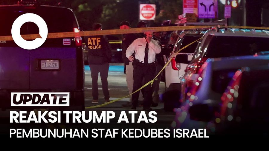Video Gedung Putih: Presiden Trump Marah Atas Tewasnya 2 Staf Kedubes Israel