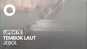 Video: Detik-detik Tembok Penahan Air Laut di Pelabuhan Tanjung Emas Jebol