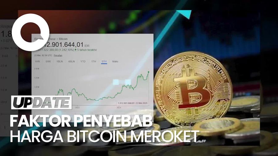 Video: Harga Bitcoin Sentuh Rp 1,8 M, Apa Penyebabnya?