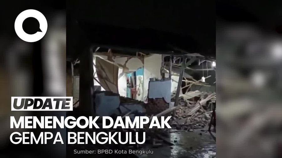 Video: Melihat Dampak Gempa M 6,3 Bengkulu, 100 Bangunan Rusak