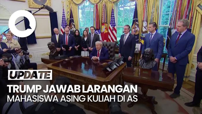 Video Setelah Harvard, Trump Mau Larang Kampus Lain Terima Mahasiswa Asing?