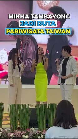 Video: Mikha Tambayong Ditunjuk Jadi Duta Pariwisata Taiwan