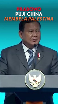 Video Prabowo Puji China Konsisten Bela Palestina: Kami Hormat