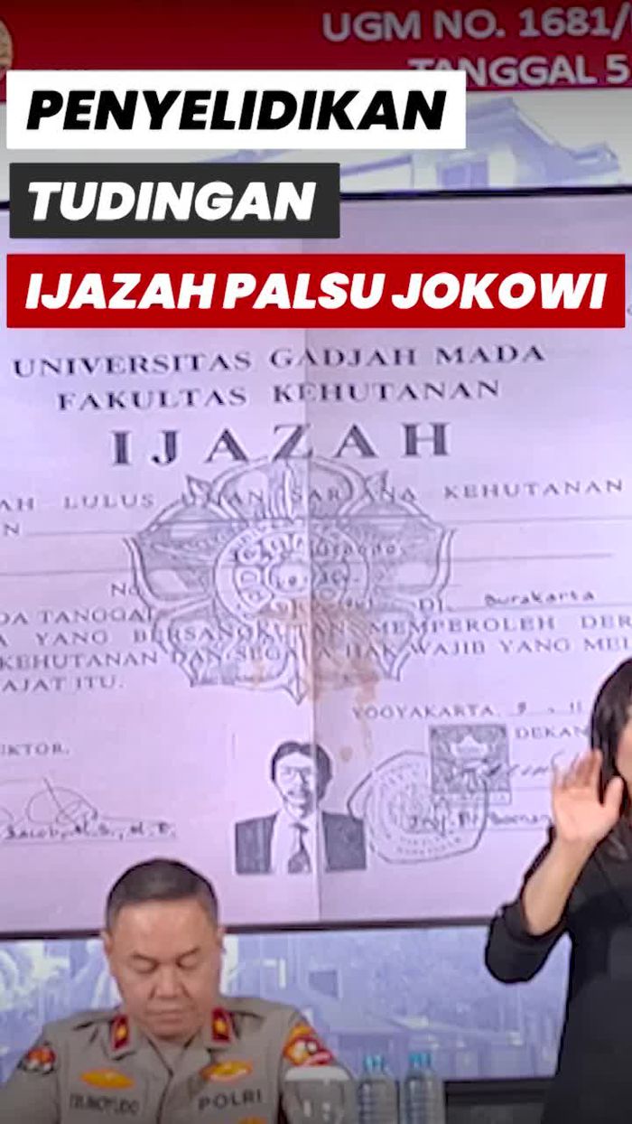 Video: Akhir Tudingan Ijazah Palsu Jokowi, Kasus Disetop-Tiada Pidana