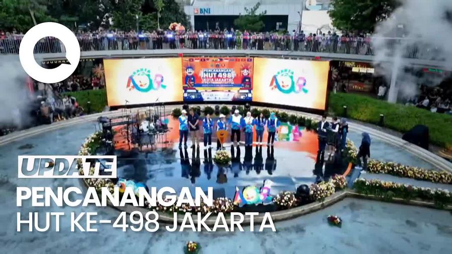 Video: Pramono Canangkan HUT ke-498 Jakarta & Revitalisasi Blok M Hub