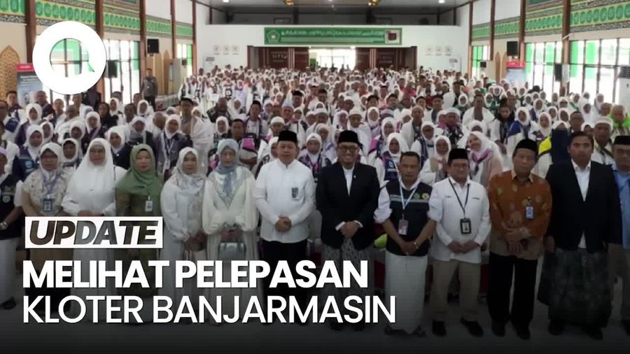 Video: Momen Pelepasan Jemaah Haji Embarkasi Banjarmasin