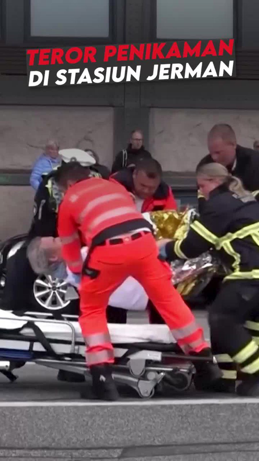 Video: Horor Penikaman di Stasiun Jerman Buat Belasan Orang Terluka