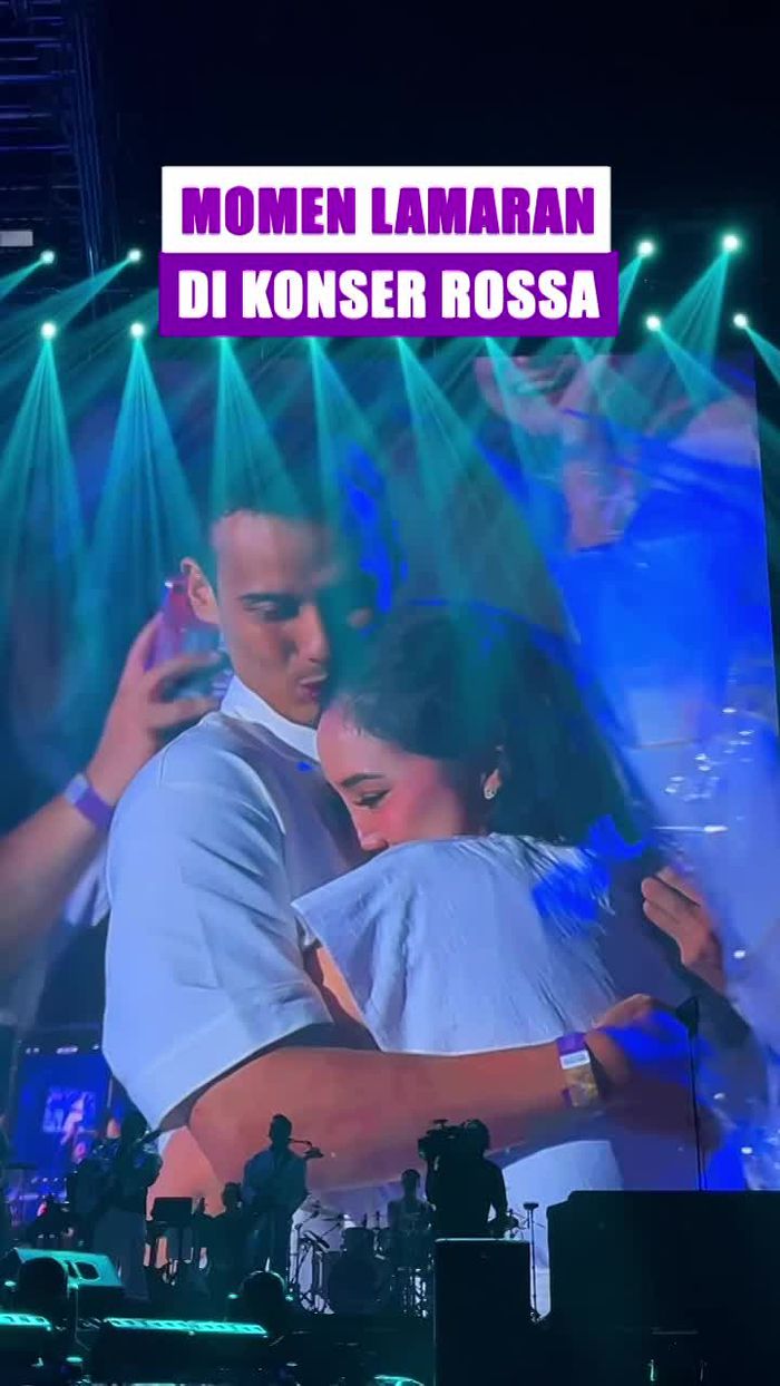 Video So Sweet! Saat Rossa Sulap Konsernya Jadi Panggung Lamaran untuk Sahabat