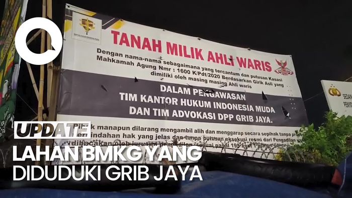 Video Kondisi Lahan BMKG di Tangsel yang Diduduki GRIB Jaya