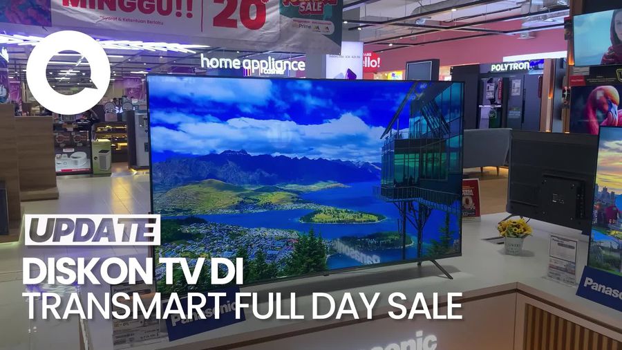 Video: TV 65 Inch Banting Harga di Transmart Full Day Sale!