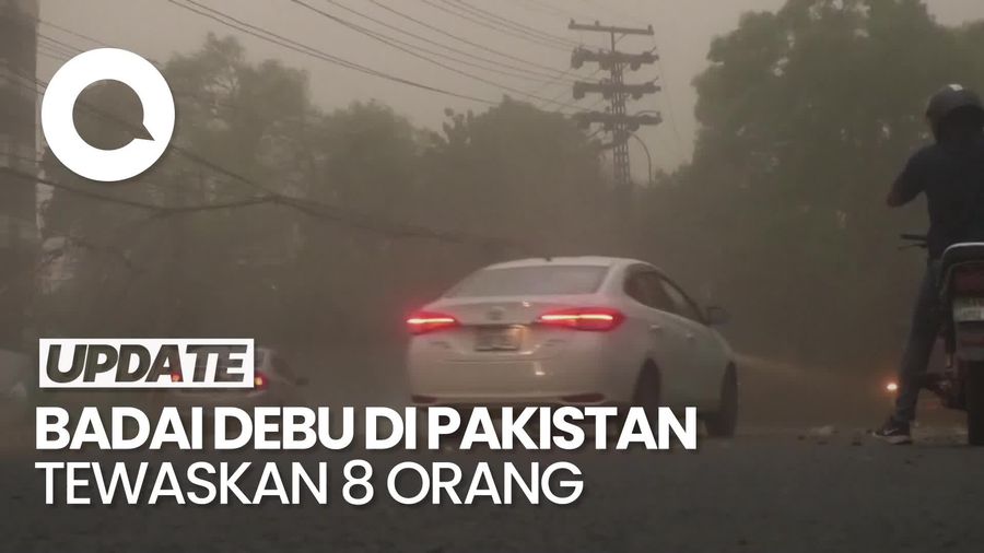 Video: Badai Debu di Pakistan, 8 orang Tewas