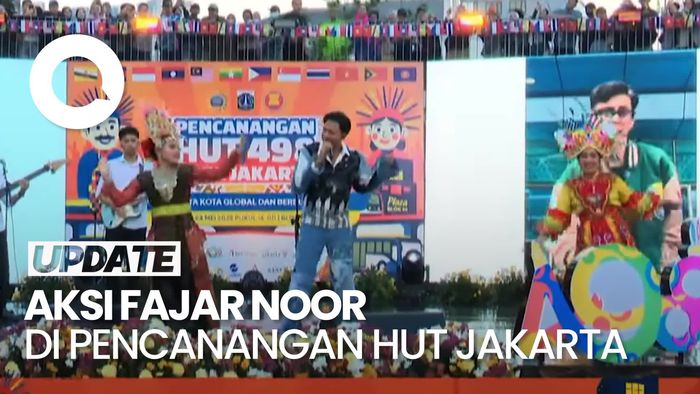 Video: Geal Geol Fajar Noor Meriahkan Pencanangan HUT ke-498 DKI Jakarta