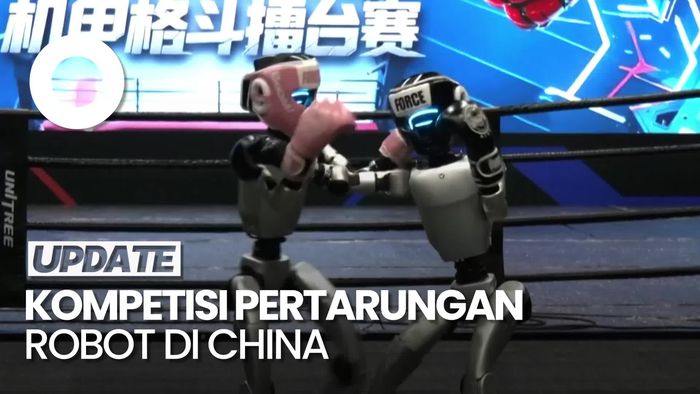 Video: Keren! China Gelar Kompetisi Pertarungan Robot Ala Film Real Steel