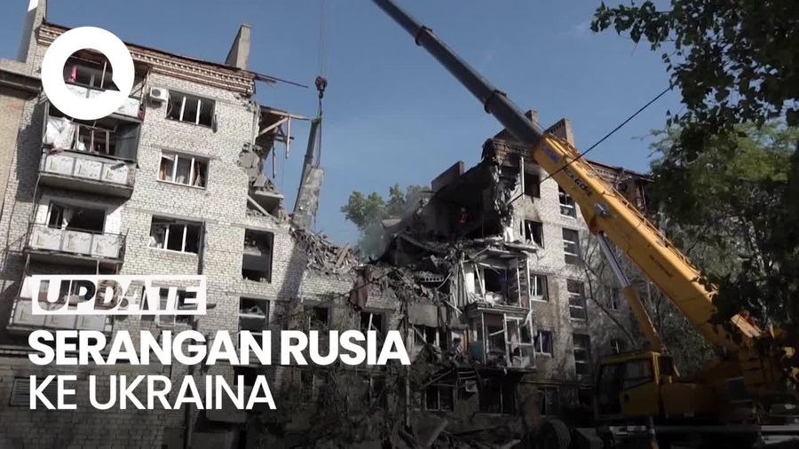 Video: Malam Mencekam di Ukraina, Serangan Drone Tewaskan 13 Orang