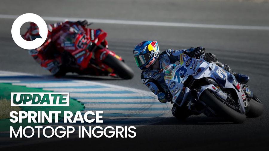 Video Alex Marquez Menangkan Sprint Race MotoGP Inggris 2025