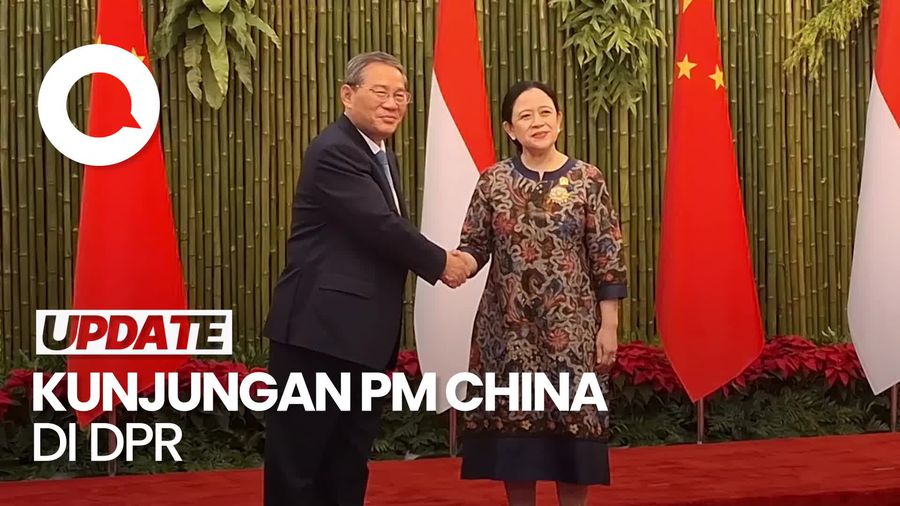 Video: Puan Maharani Sambut PM China Li Qiang di Gedung DPR