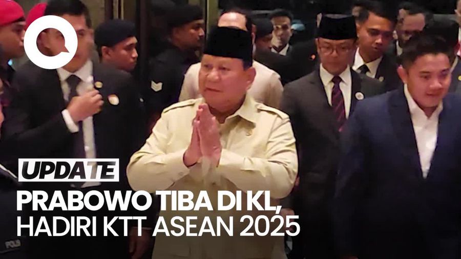 Video Presiden Prabowo Tiba di Kuala Lumpur untuk Hadiri KTT ASEAN ke-46