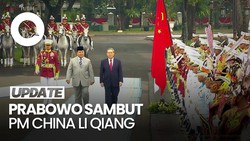 Video Prabowo Sambut PM China Li Qiang di Istana Merdeka